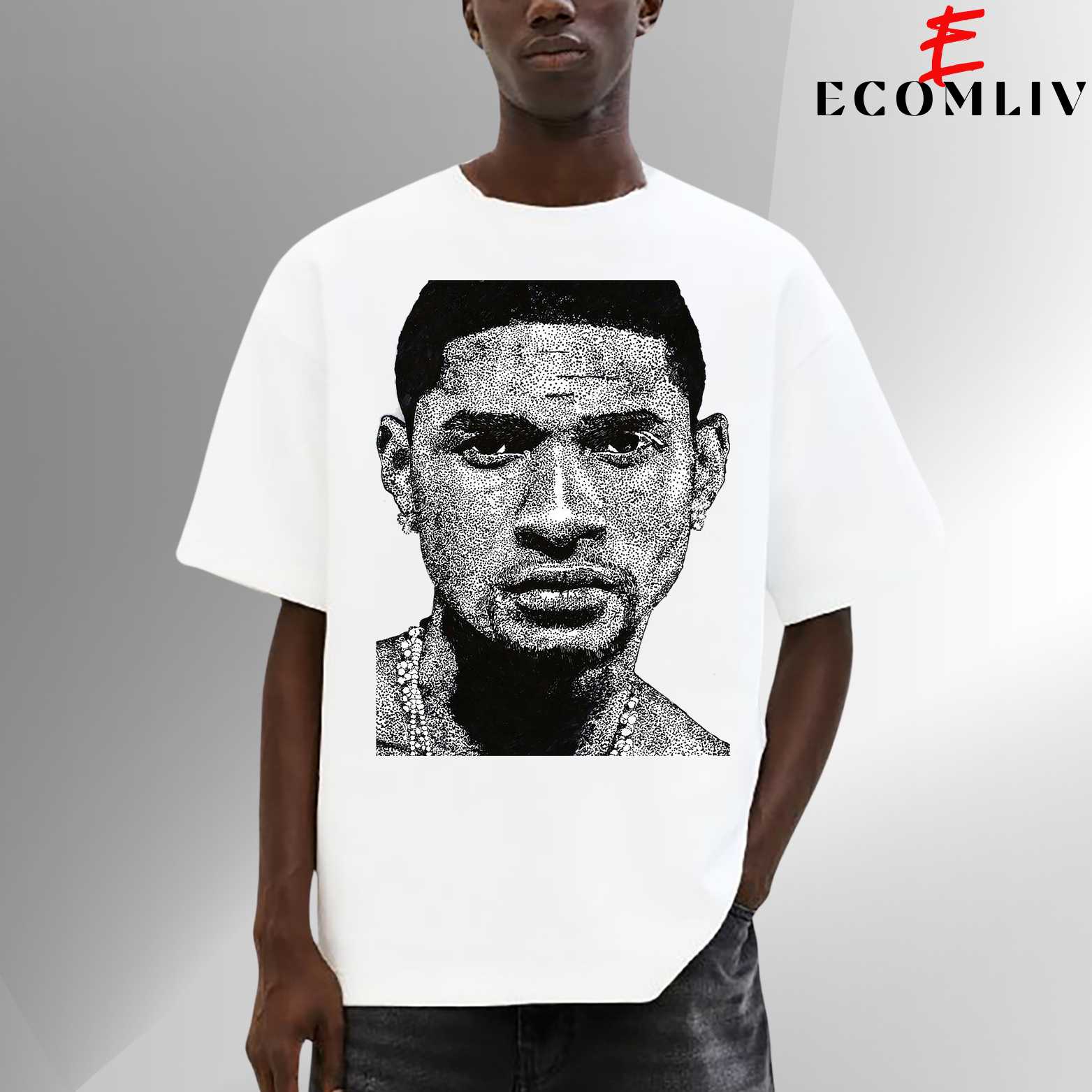 Usher Vintage T-Shirt, Unisex Streetwear Top